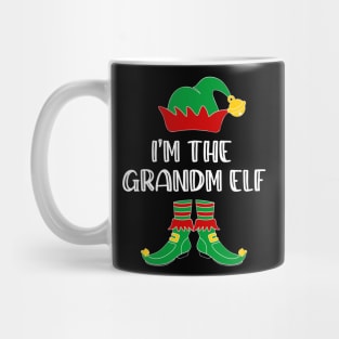 I'm The Grandm Elf Matching Family Group Christmas Mug